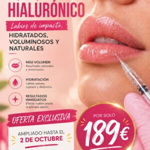 ÁCIDO HIALURÓNICO PARA LABIOS: VOLUMEN, HIDRATACIÓN Y DEFINICIÓN